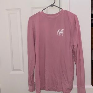 Pink Georgia Bulldogs Long Sleeve Shirt